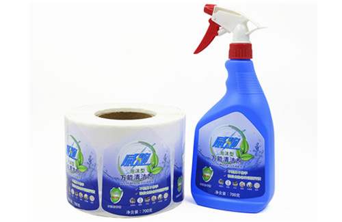 日用品標(biāo)簽定制-清洗劑不干膠印刷