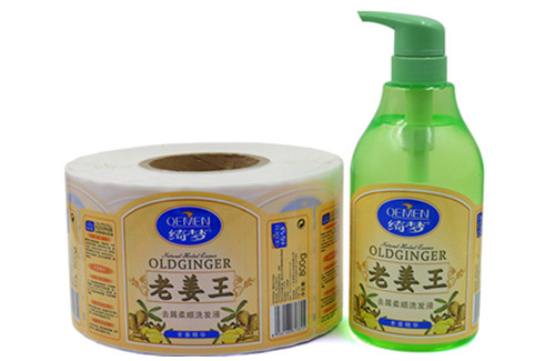 日用品標(biāo)簽印刷-洗發(fā)液不干膠印刷