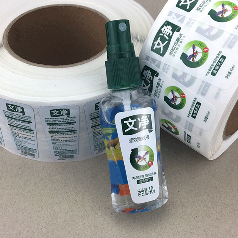 日用品標(biāo)簽印刷-驅(qū)蚊花露水不干膠定制