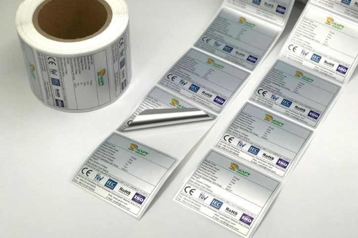不干膠標簽幾種常用的光油應用效果
