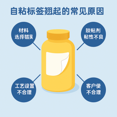 不干膠標簽起翹的常見原因與解決方案｜避免