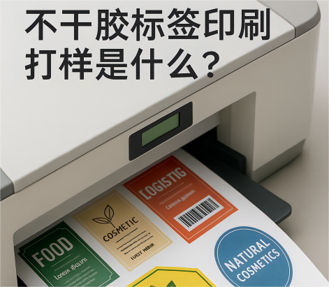 不干膠標簽印刷打樣示意圖